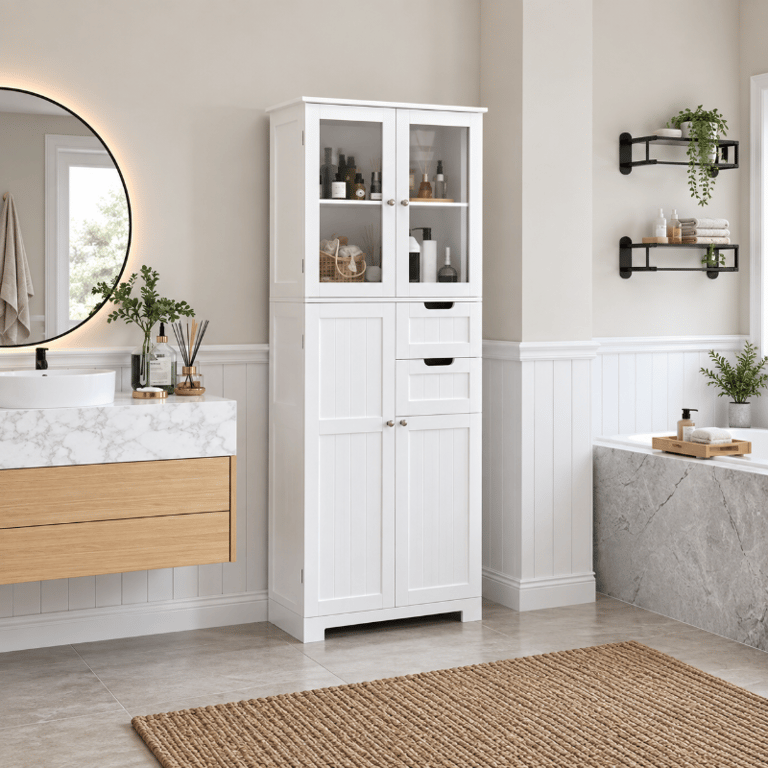 Picture of Solan Bathroom cabinet with drawers