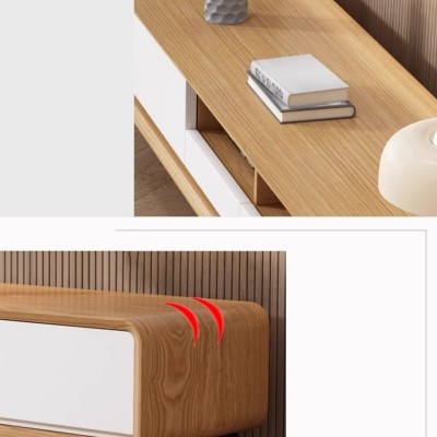 Picture of Harmony Natural Wood TV Unit – Sleek & Low-Profile Design