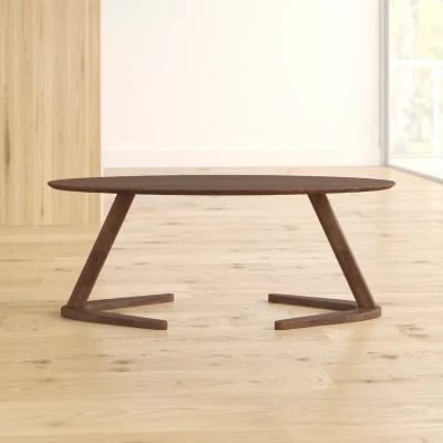 Bardem Solid Wood Abstract Coffee Table