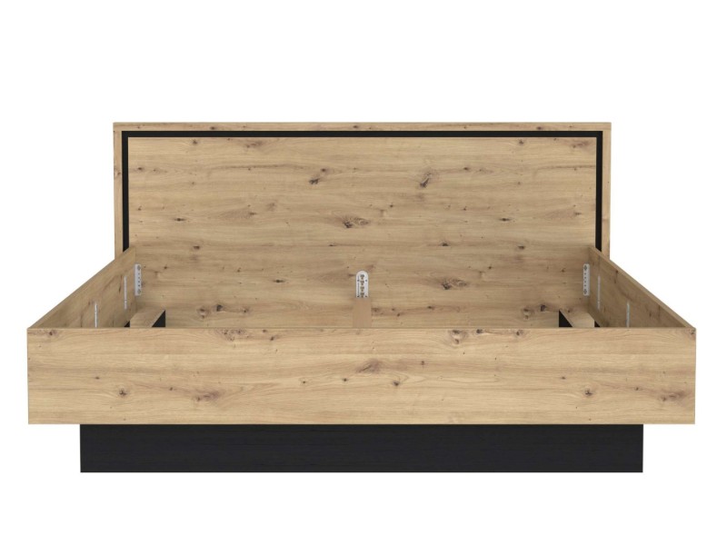 صورة طقم غرفة نوم ماراي – خزانة بباب منزلق من الخشب الطبيعي