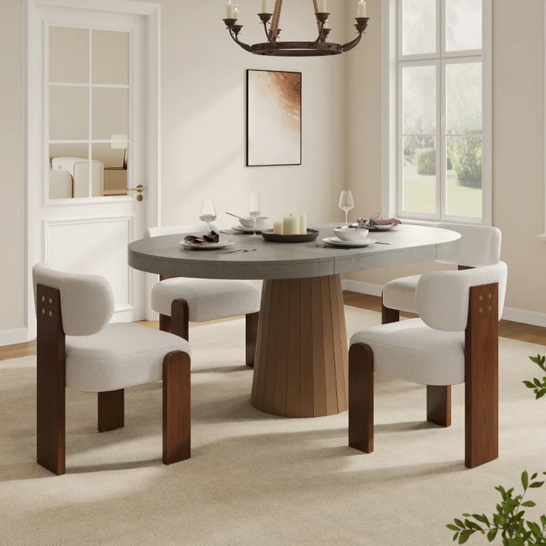 Picture of Maven Natural Wood Curve Chair