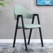 Picture of Zada Modern wood dining chair and fabric