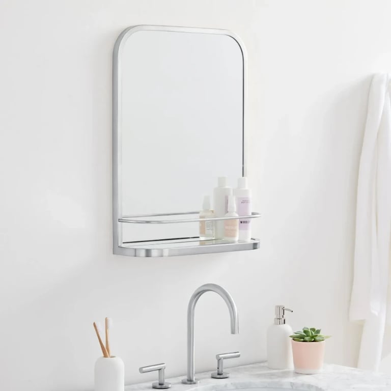 Seamless Wall Shelf Mirror 