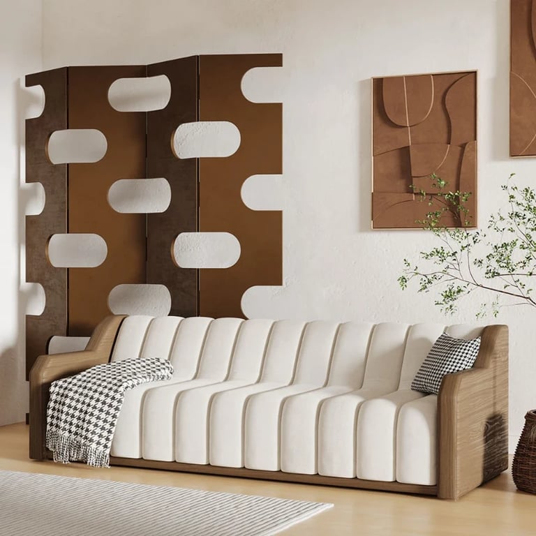 صورة كنبة ريڤا - خشب الطبيعي