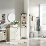 Picture of Bronze Natural wood Bathroom Cabinet
