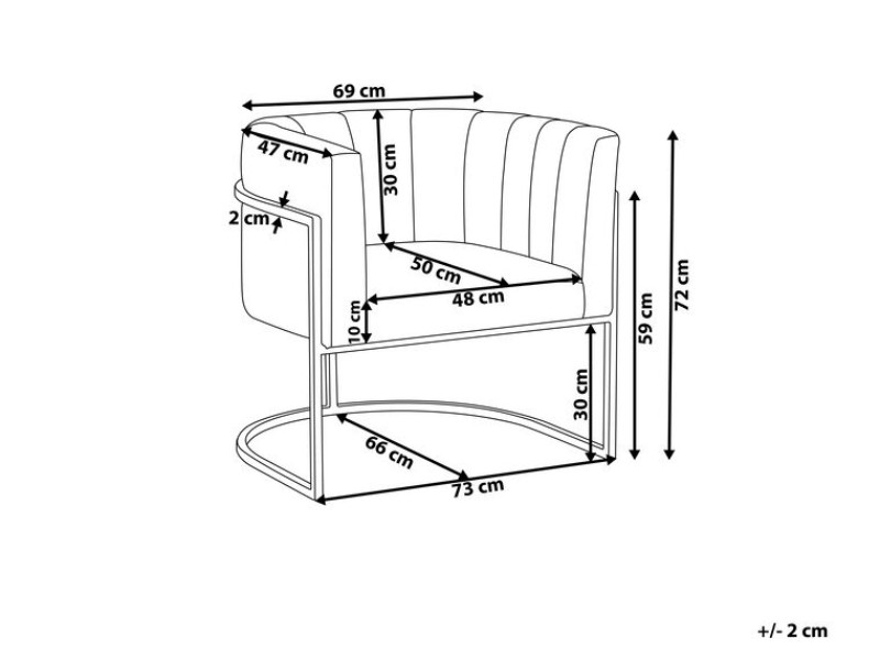 Picture of Arelia Modern Armchair – Natural Wood with Soft Fabric & Metal Legs