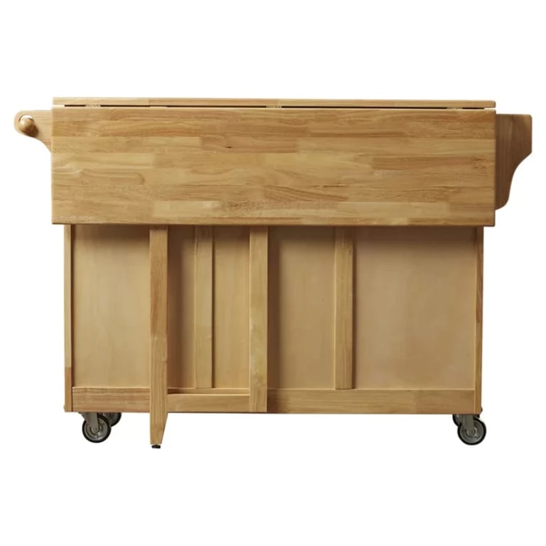 Wobbi Wooden Rolling Kitchen Island