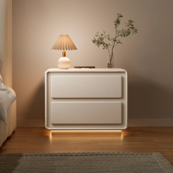 Picture of Nova Natural Wood Nightstand – Glow Base