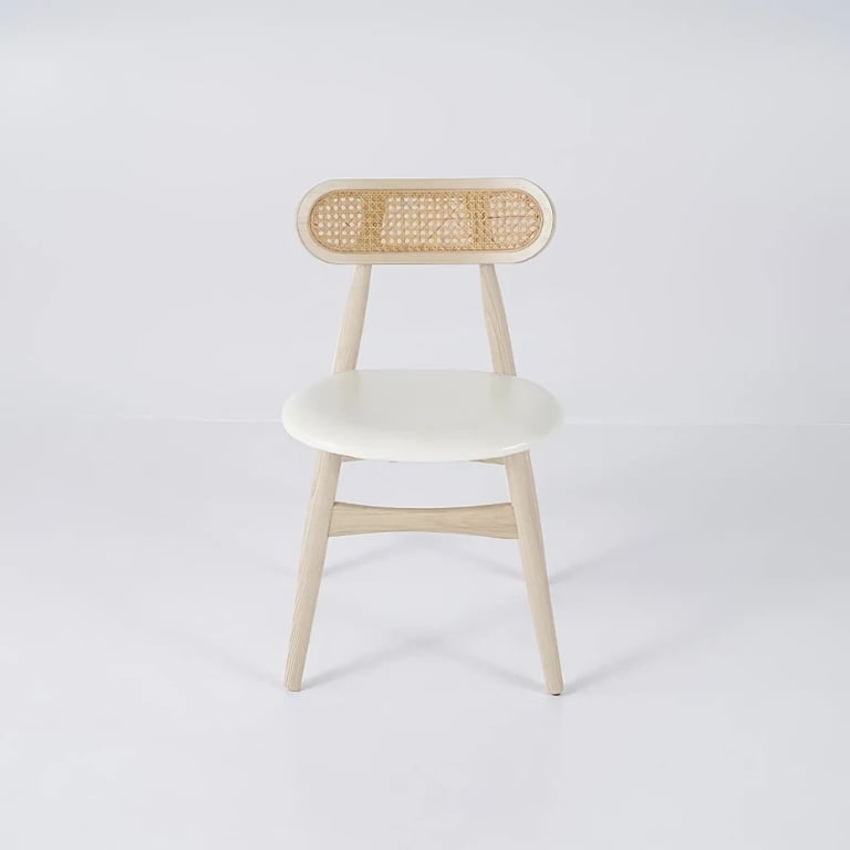 Picture of Elin Rattan Frame Chair – Boho Simplicity in Natural Wood