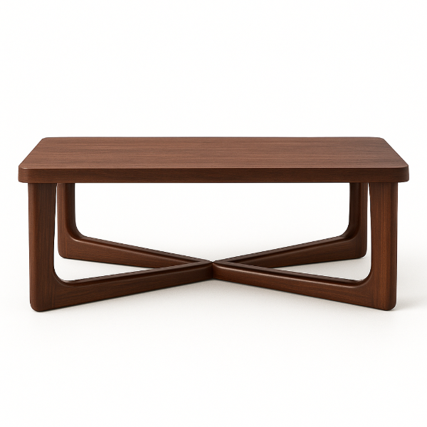 Picture of Lunvi Natural Wood Coffee Table – Scandinavian Inspired Design