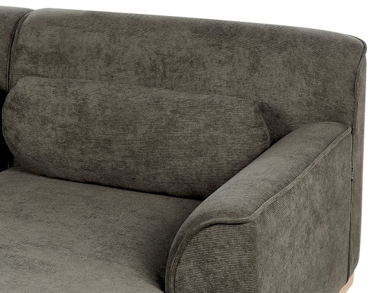 Picture of Milano L-Shaped Sectional – Natural Wood