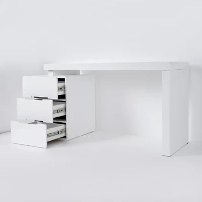 Picture of Mular – Natural Wood Desk with Multi-Drawer Storage & Movable Cabinet