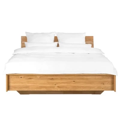 Orlan Storage Bed -Natural Wood