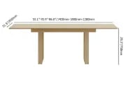 Viora Extendable Dining Table – Natural Wood
