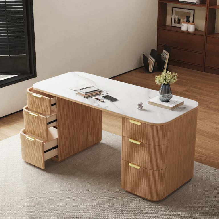 Écrito Desk - Natural Wood.