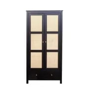 Picture of Aurea Wardrobe – Rattan & Natural Wood