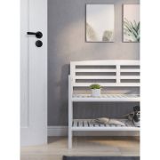 Hales Solid Wood Shelves Storage Bench