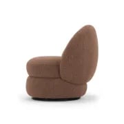 Picture of Arvora Swivel Accent Chair – Sculpted Design with Artistic Back