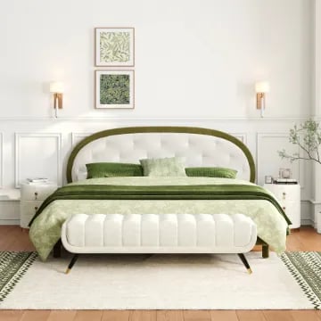 Picture of Verdant Elegance Bed – A Luxurious Fusion of Comfort and Style