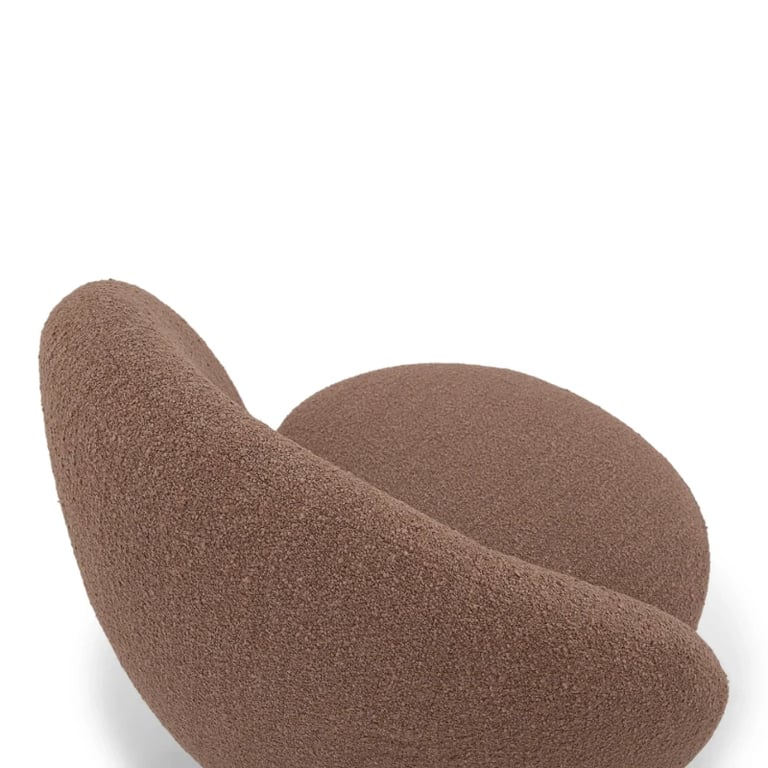 صورة كرسي أرفورا الدوار – تصميم فني بظهر منحوت