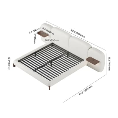 صورة سرير سيرينيتي كلاود المُنجَّد – راحة عصرية وأسلوب أنيق