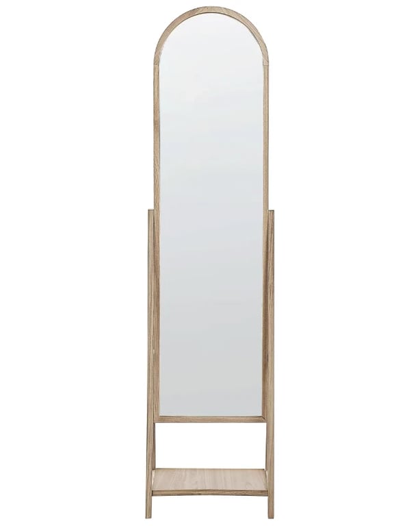 Picture of Vérité Floor Mirror- Natural Wood.