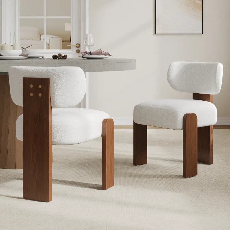 Picture of Maven Natural Wood Curve Chair