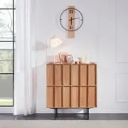 Picture of Keinna Sideboard Cabinet Natural Wood -  4 Shelves