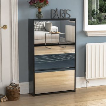 Hermina 12 Pair Shoe Storage Cabinet