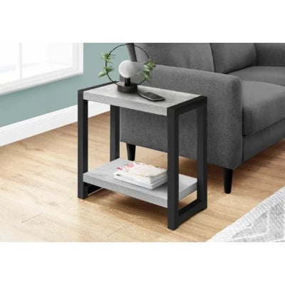 Picture of Brulotte Natural wood Side table - One shelf