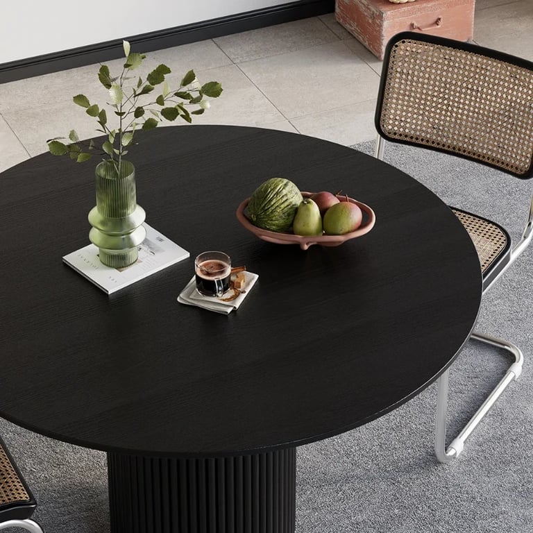 Picture of Gevora Round Dining Table - Natural Wood