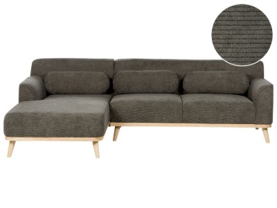 Picture of Milano L-Shaped Sectional – Natural Wood