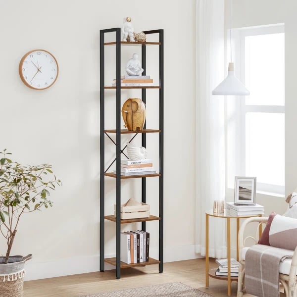 Fenza – Natural Wood & Metal Display Shelf