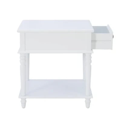 Picture of Rakan Side table natural wood - One Drawer