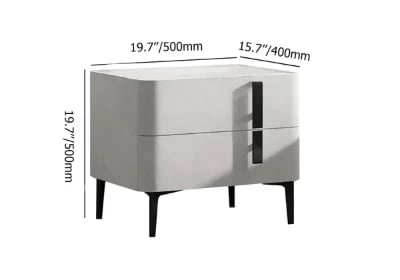 Picture of Ferezi Modern Nightstand - 2 drawers