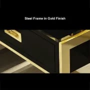 Picture of Jocise Modern White Side Table - One drawer