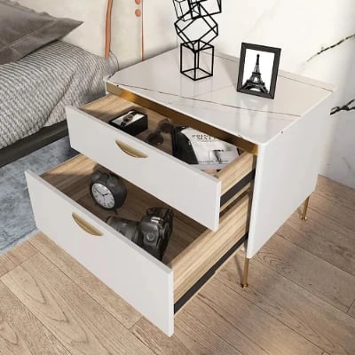 Picture of Fera Modern White Nightstand