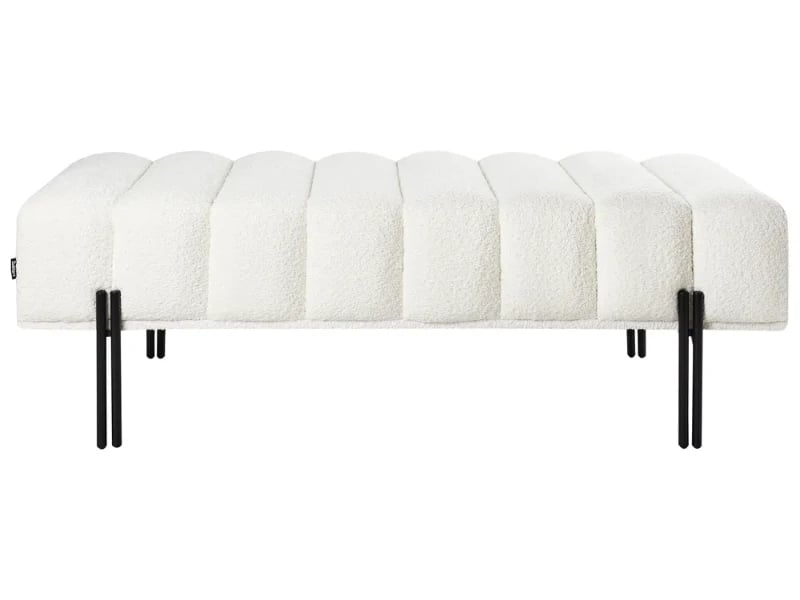 Picture of Ottoman  Velours - Natural wood.