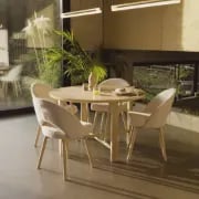 Picture of Miro Round Dining Table – Natural Wood