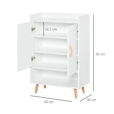 Picture of Rosta White Shoe Storage Cabinet