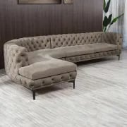 Picture of Montero Curved Sectional -Natural Wood
