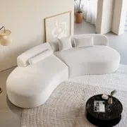 Picture of Elora Velvet Wave Sectional