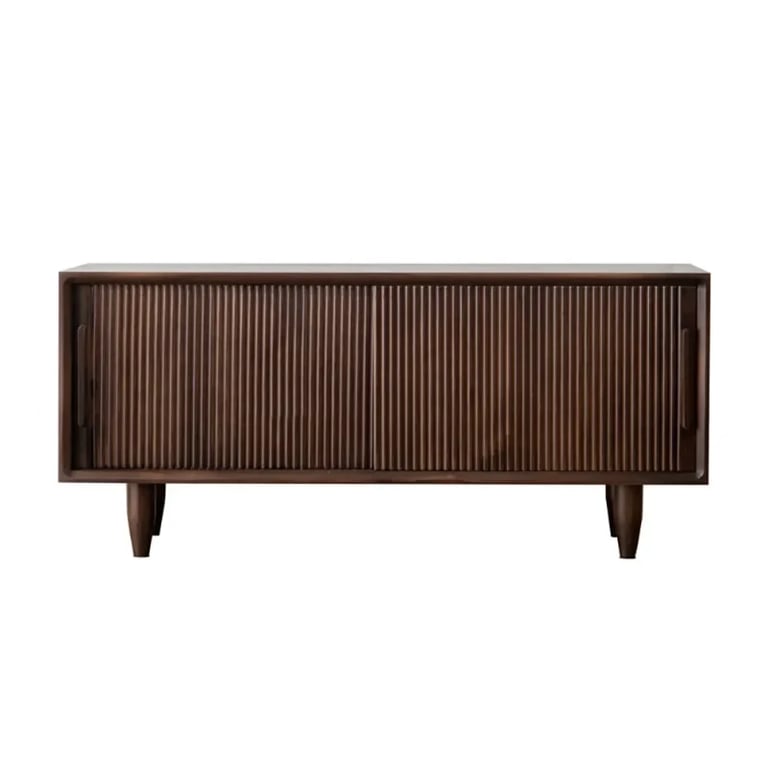 Ravello - Fluted Natural Wood Sideboard