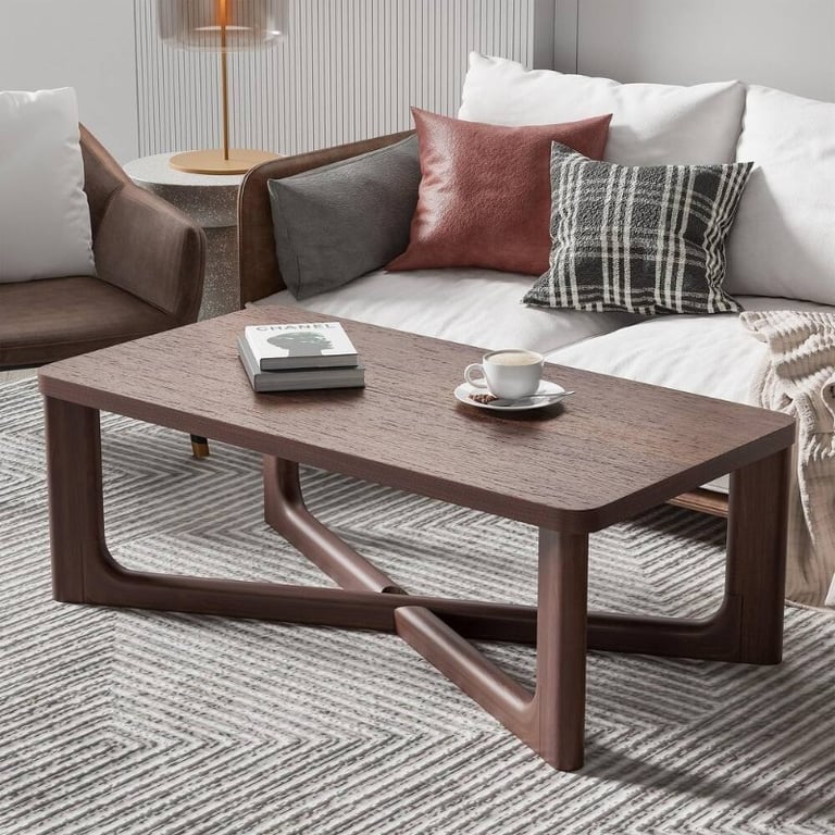 Picture of Lunvi Natural Wood Coffee Table – Scandinavian Inspired Design