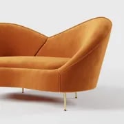 Picture of Royal Velvet Curved Sofa 2-Seater