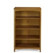 Colton – Elegant Natural Wood Bookcase