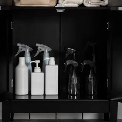 Picture of Master Wooden bathroom cabinet