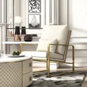 Versailles – Elegant Sofa Set with 2 Couches, Armchair & Coffee Table with Gold Accents