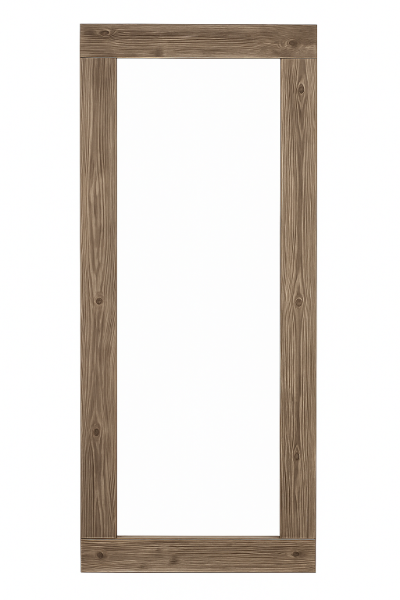 صورة هيلينا مرآة حائط من الخشب الطبيعي