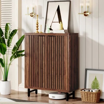 Picture of Cascade Shoe Cabinet - Natural wood